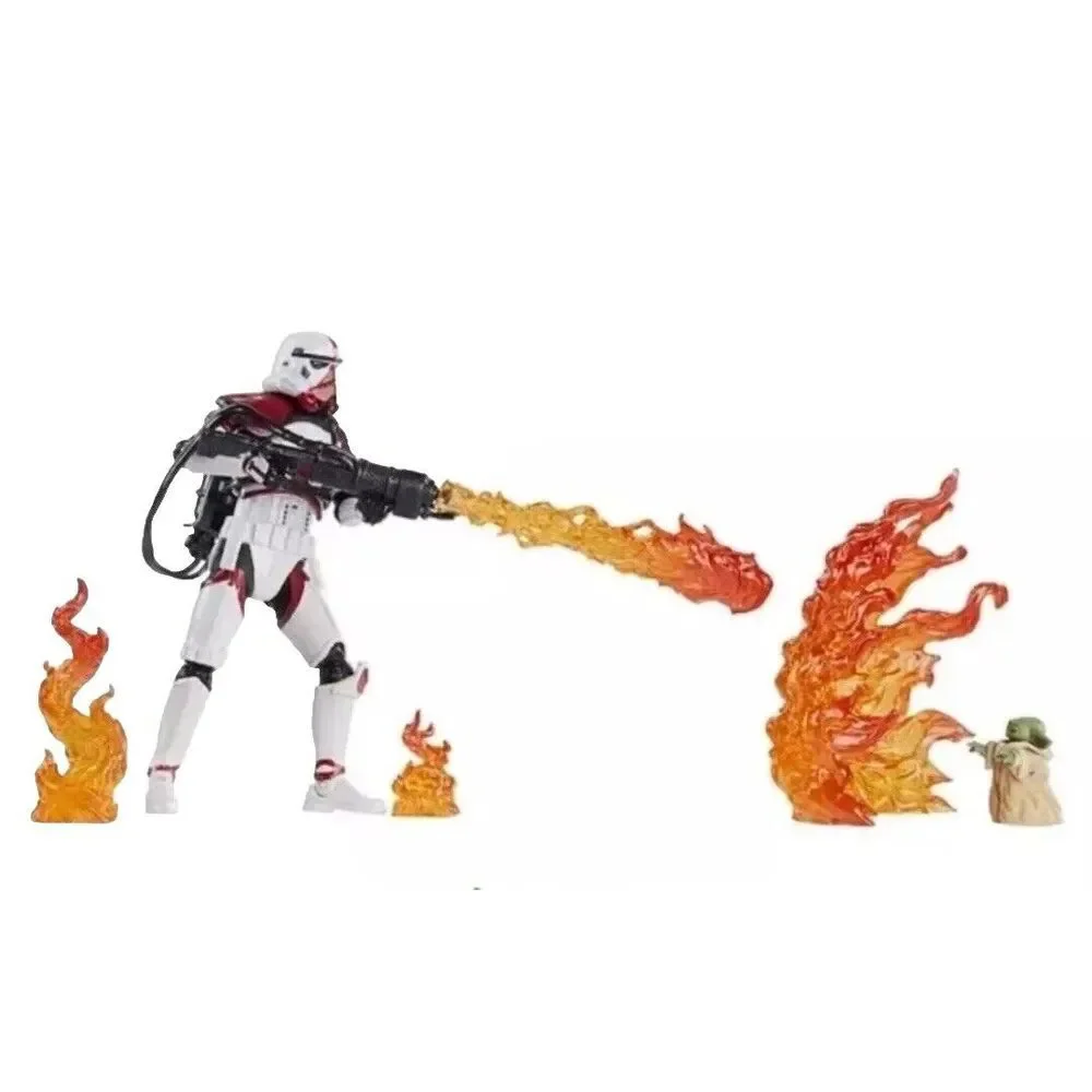 Hasbro Star Wars The Mandalorian Incinerator Trooper & Grogu‎ Retro By Kenner